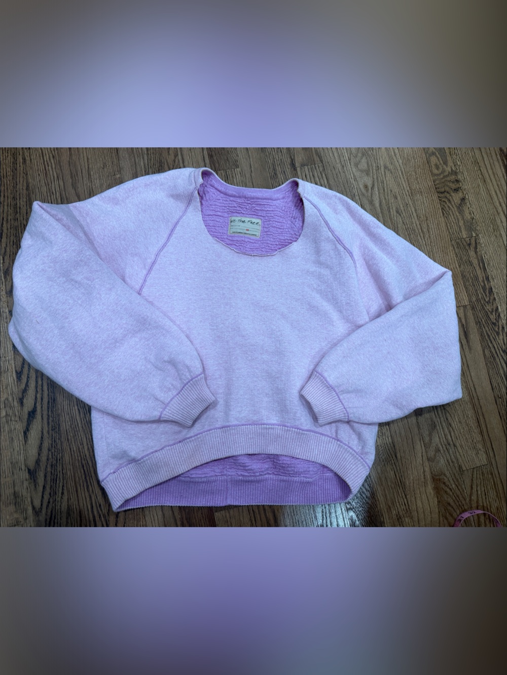 We the Free Midnight Pullover Light Pink Women’s Crewneck sweatshirt XS